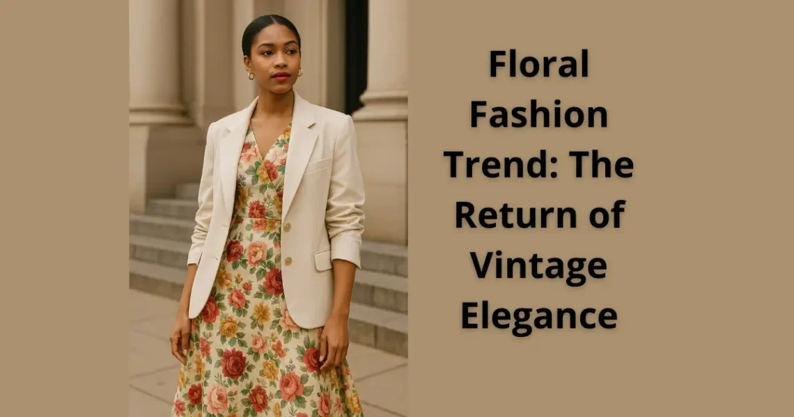 Floral Fashion Trend: The Return of Vintage Elegance