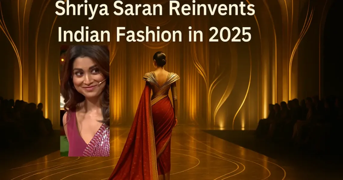 Shriya Saran Reinvents Indian Fashion in 2025